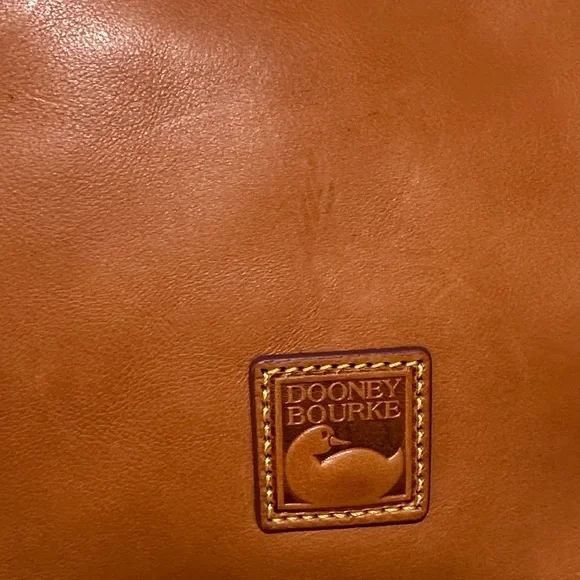 Dooney & Bourke Tan Leather Shoulder Bag